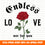 endless-love-you-abstract-vector-apparel-illustration-hand-drawn-rose-with-slogan-gothic-typography-trendy-tshirt-design-template bloom flower collection flower background flower wallpaper flower drawn spring watercolor painted flowers