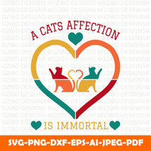 cat-t-shirt-design SVG, Heart Svg, Love Svg, Hearts SVG, Valentine Svg, Valentines day Svg, Cut File for Cricut, Silhouette, Digital Download