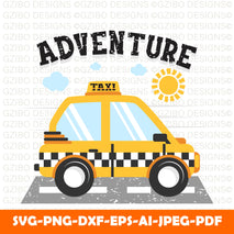 adventure-taxi-cartoon-tshirt-design-concept SVG, Heart Svg, Love Svg, Hearts SVG, Valentine Svg, Valentines day Svg, Cut File for Cricut, Silhouette, Digital Download