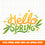 hello-spring-font-with-flowers-leaves Modern Font  - Cricut Fonts, Procreate Fonts, Canva Fonts, Branding Font, Handwritten Fonts, Farmhouse Fonts, Fonts for Crafting