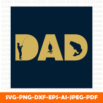 fishing-dad-t-shirt-design A Sons First Hero A Daughters First Love Svg, Dad Svg, Father Svg, Father’s Day Svg, Dad Quote Svg, Dad Svg, Dad Dxf, Dad Cricut