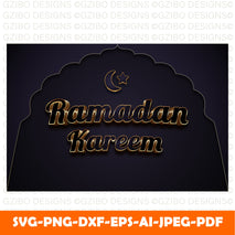 editable text effect ramadan kareem color blue navy gold Modern Font ,Cricut Fonts, Procreate Fonts, Canva Fonts, Branding Font,Fonts for Crafting svg