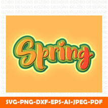 3d-spring-colorful-text-effect-vector-template Modern Font  - Cricut Fonts, Procreate Fonts, Canva Fonts, Branding Font, Handwritten Fonts, Farmhouse Fonts, Fonts for Crafting