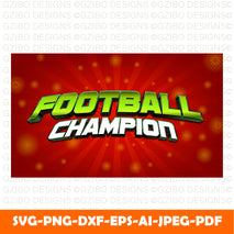 football champion title texf Modern Font ,Cricut Fonts, Procreate Fonts, Canva Fonts, Branding Font
