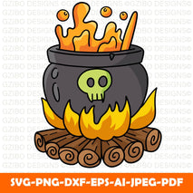Witch cauldron halloween cartoon colored clipart Cauldron SVG, Witch cauldron svg, Halloween svg, witches brew svg, witch svg, cauldron clipart, cauldron, digital download, svg png eps dxf - GZIBO