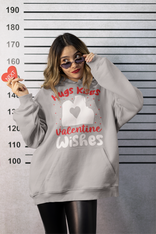 Hugs kisses valentine wishes t shirt design valentine day t shirt design template svg - GZIBO