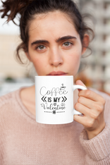 cofee is my valentine s day white background design_2 svg | Valentine 2023 svg - GZIBO
